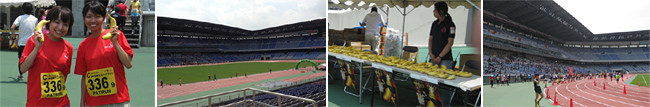第１回「日産スタジアム５時間耐久リレーマラソン」を、バナナでサポート！