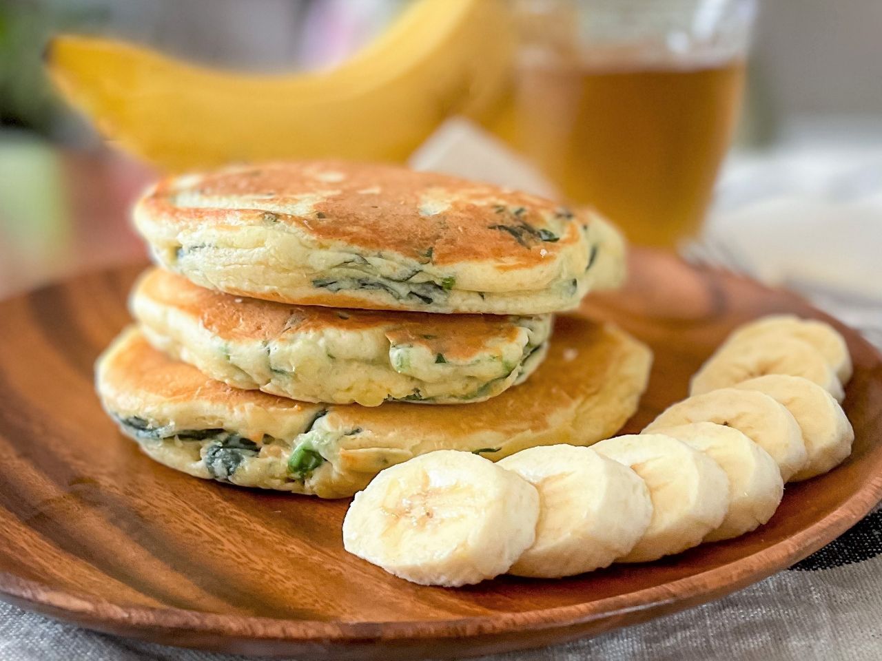 野菜とバナナのパンケーキ おすすめレシピ バナナはスミフル