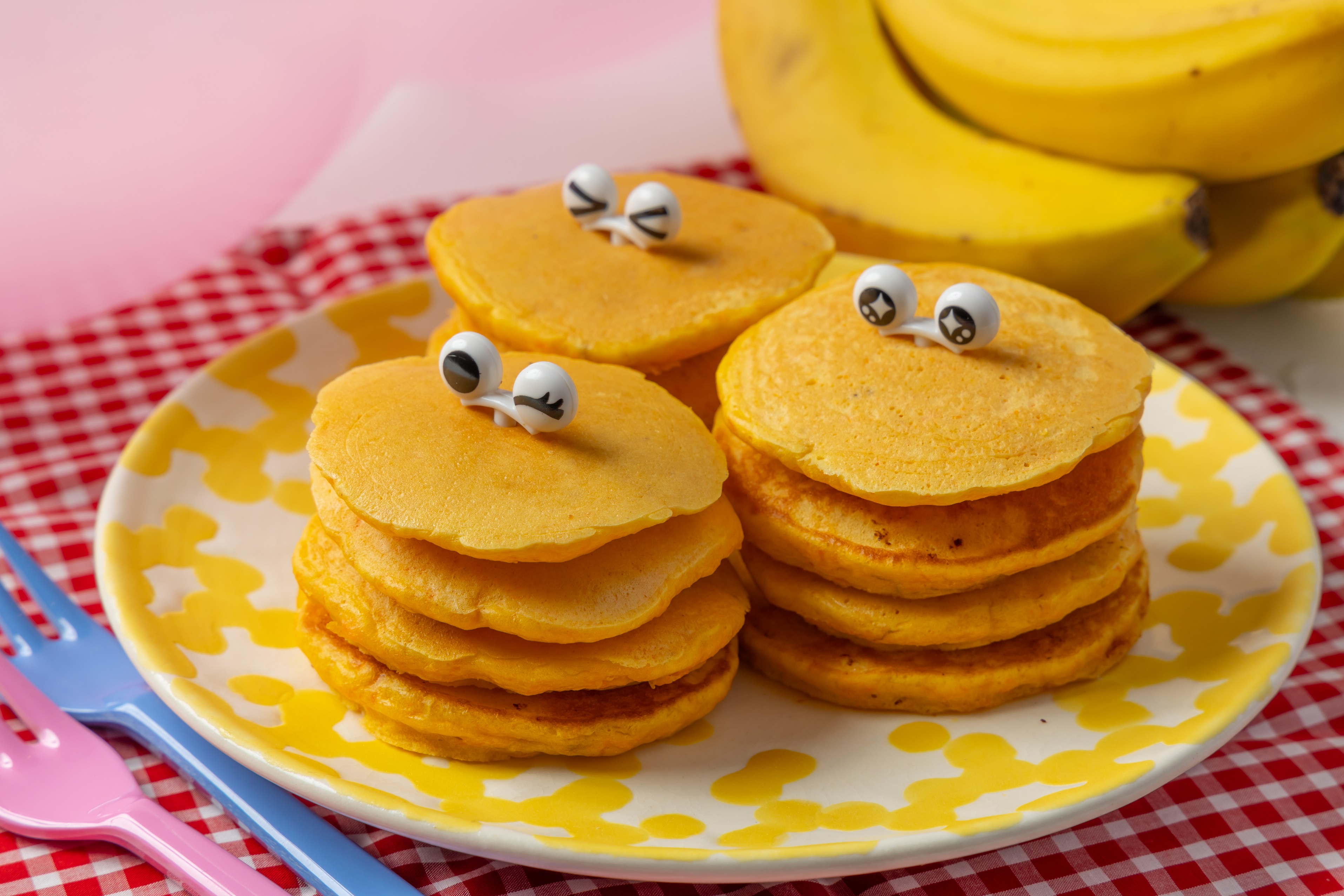 【74】バナナ人参パンケーキ（離乳食完了期）